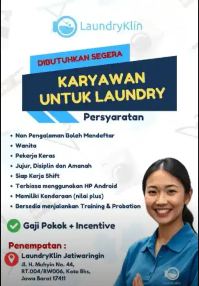 Loker Laundryklin Jatiwaringin