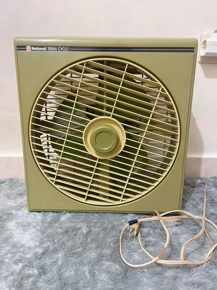 Kipas Angin Kotak (Box Fan)  National PANA CYCLE Vintage 1970-an