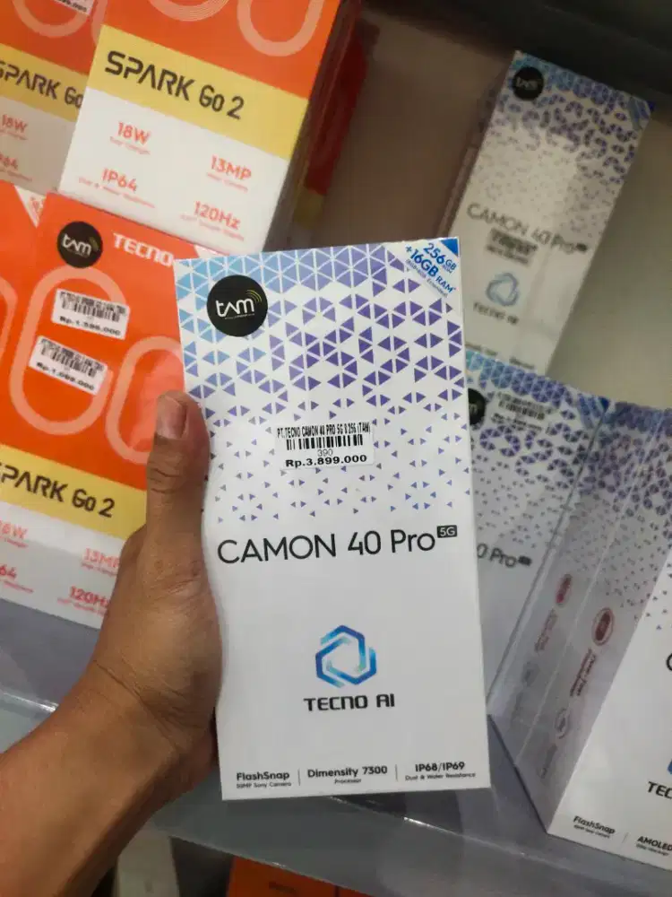 TECNO CAMON 40 PRO 5G 12/256GB | ATLANTIS DAHSYAT