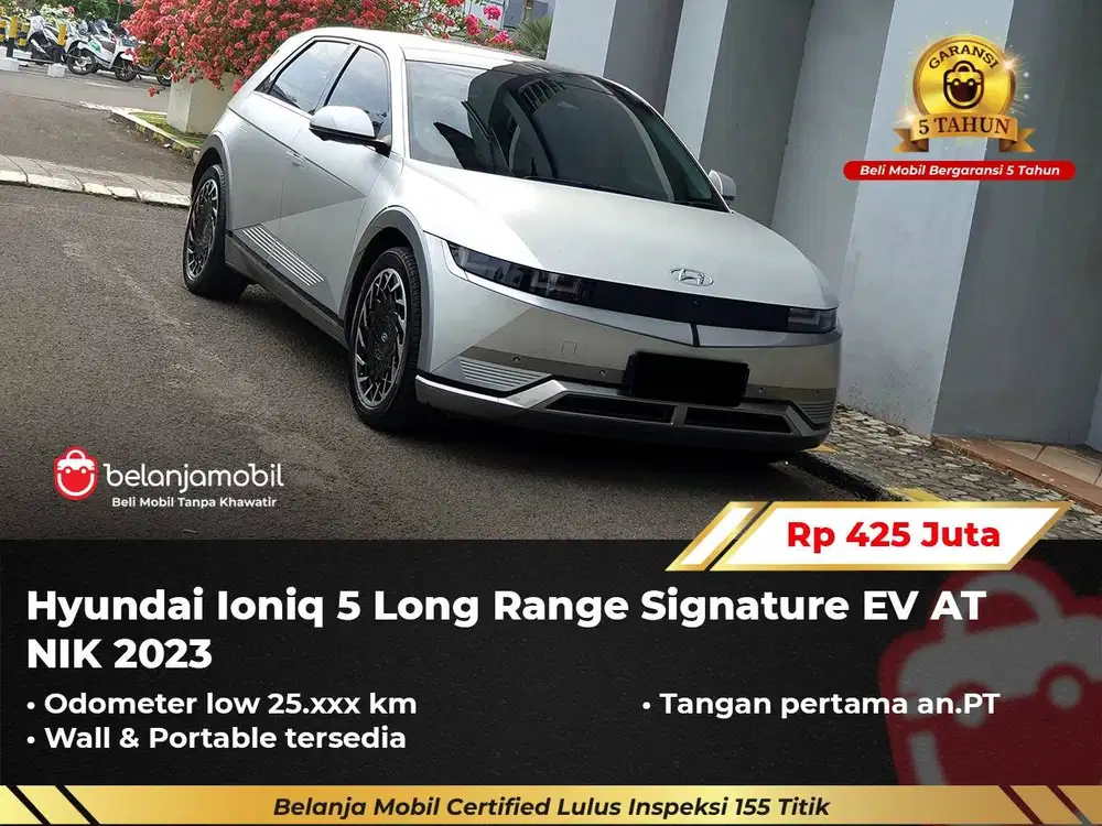 [ GARANSI 5TH ] Hyundai Ioniq 5 Long Range Signature EV AT 2023/2024