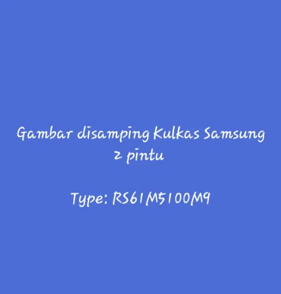 Kulkas samsung 2 pintu