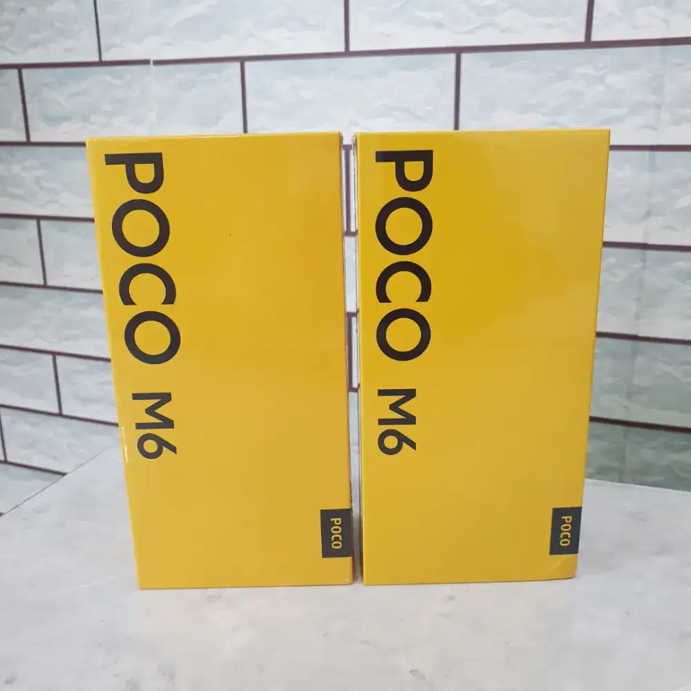 Poco M6 Ram 8GB+8GB/256GB New Garansi Resmi