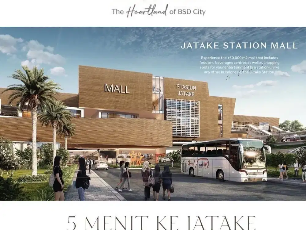 Rumah 2 Lantai Premium di Kawasan Mewah Dekat Tol Dan Stasiun HIERA  BSD City