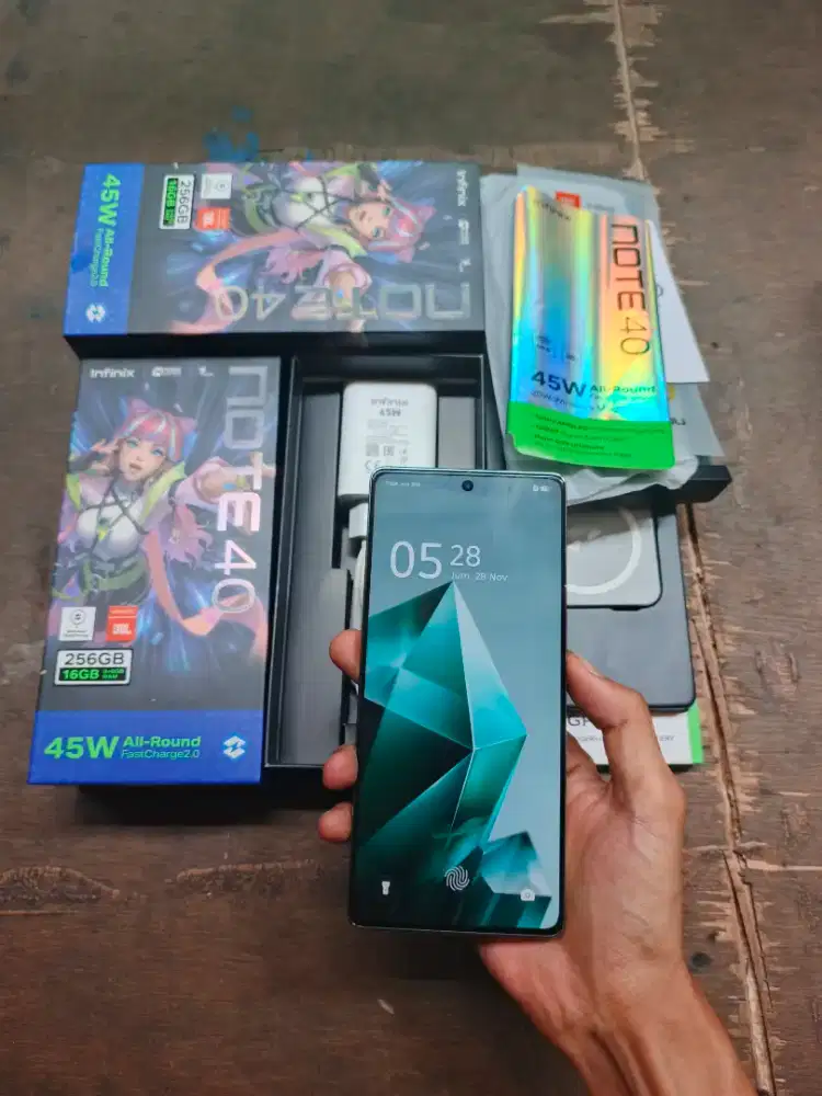 Infinix Note 40 Ram 8+8/256 Fullset