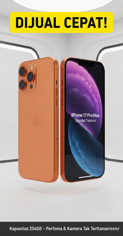 NEW! iPhone 17 Pro Max 256GB - Garansi iBox Resmi - SEGEL!!