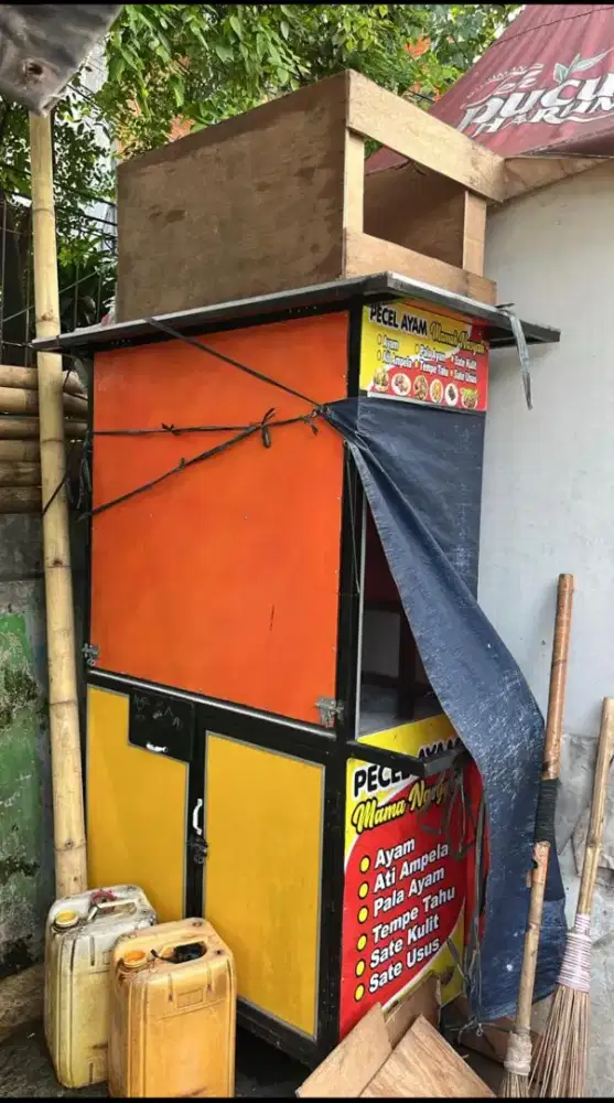 Dijual gerobak baru pemakaian 5 bulan
