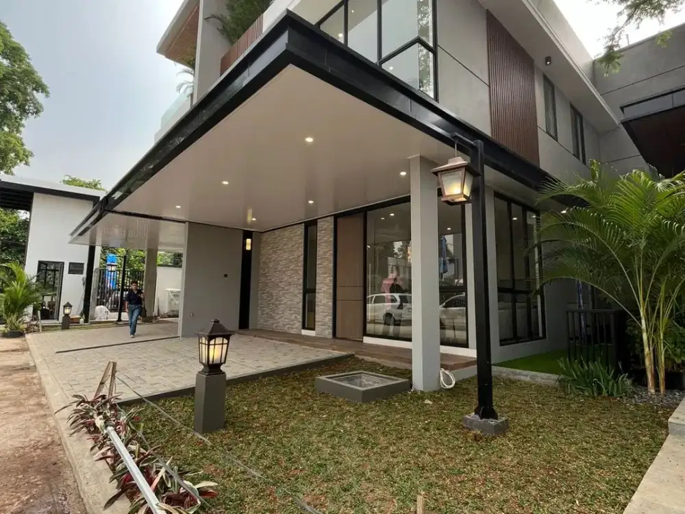 Dijual Rumah Brand New 3BR+1 Fully Furnished dalam Townhouse, di Cirendeu - Ciputat Timur, Tangerang Selatan