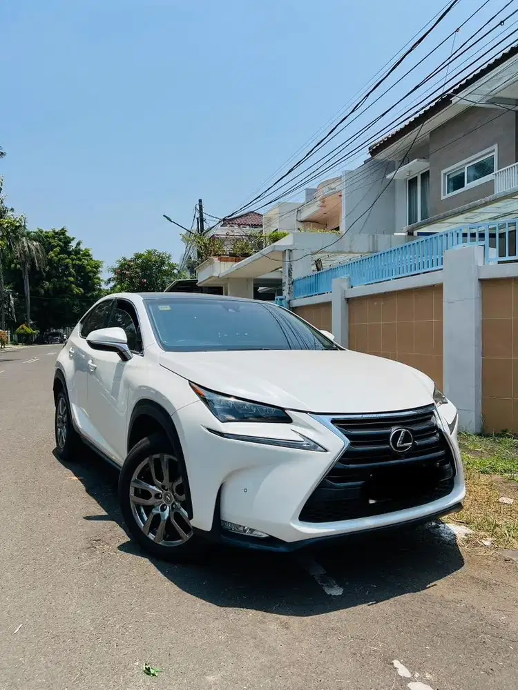 MURAH LEXUS NX200T IU SPEC JAPAN PANORAMIC CAMERA 360 HUD PBD WHITE