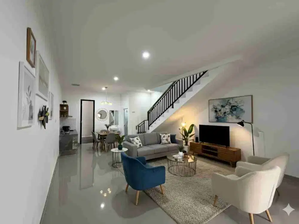 Rumah Kekinian Scandinavian 3 Lantai di Percetakan Negara Jakpus