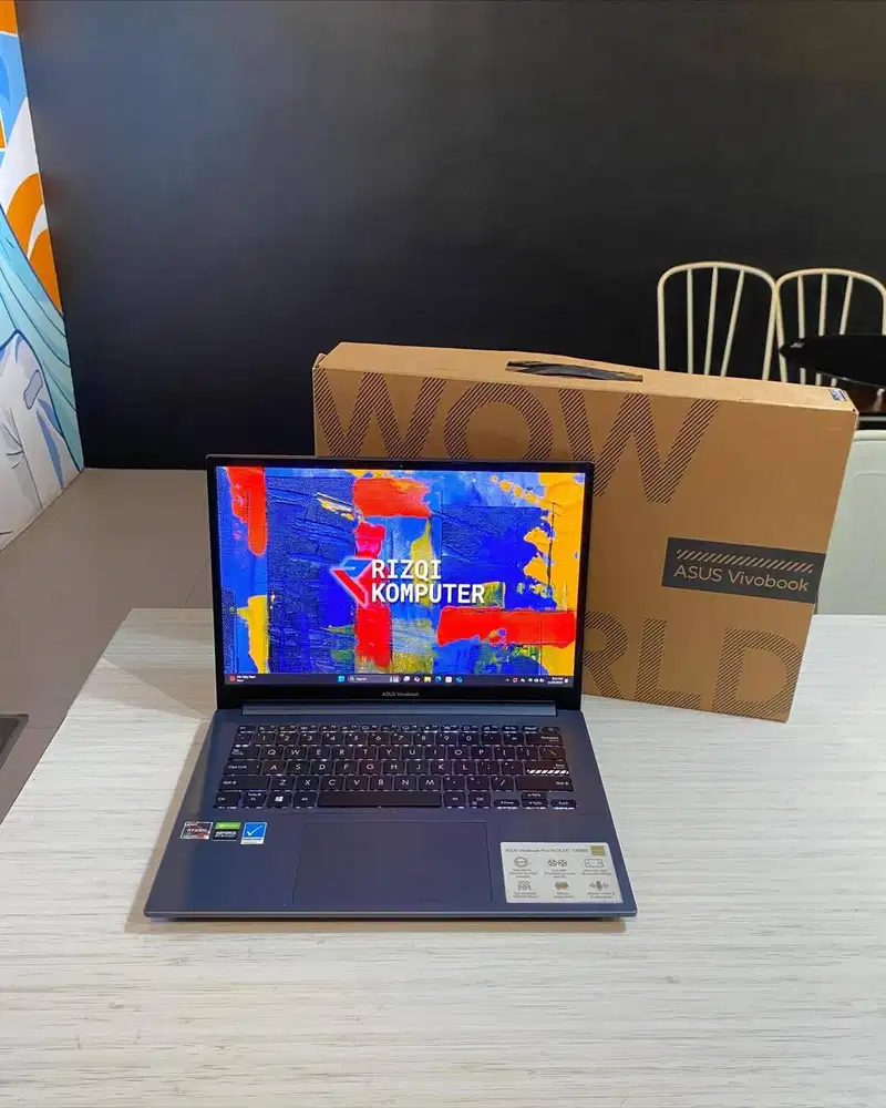 ASUS VIVOBOOK M3401QC OLED Processor AMD Ryzen 5 5600H Ram 8GB SSD 512