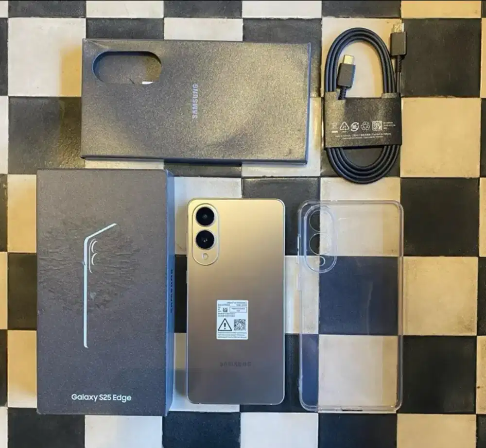 Samsung s25 edge 12/256 garansi sd 08/26