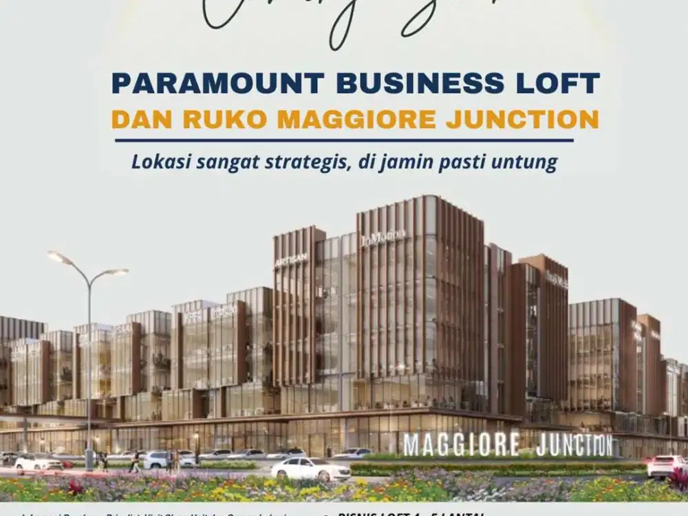 BUSINESS LOFT DI KAWASAN STRATEGIS DAN RAMAI DI GADING SERPONG