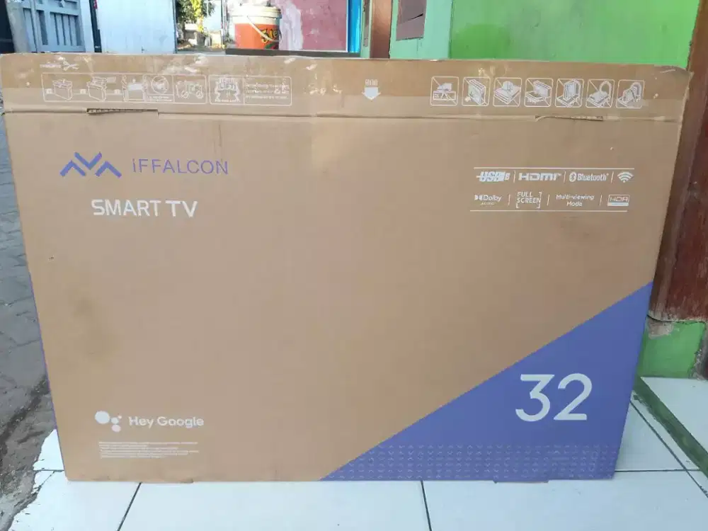 Tv android iffalcon produk Dari TCL.full set.BU untuk berobat