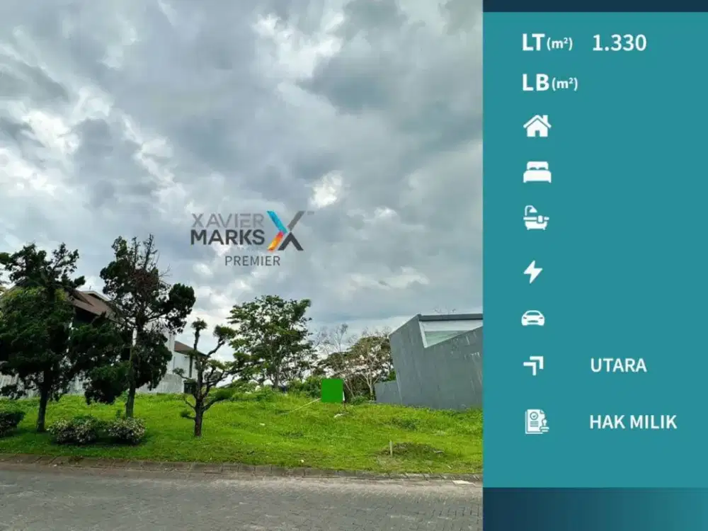 Unit Langka Dijual Tanah Luas di Main Road Villa Puncak Tidar Malang