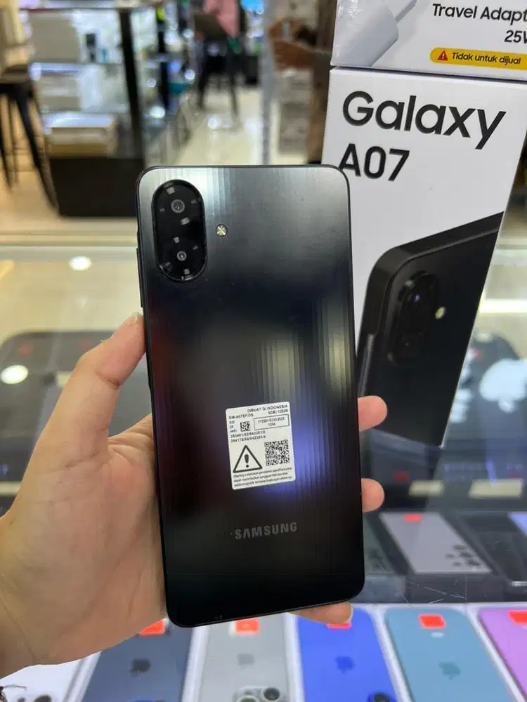 SECOND SAMSUNG A08 6/128 MULUS LIKE NEW GARANSI ON