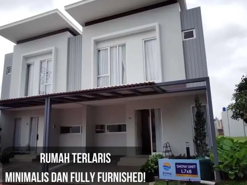 RUMAH 2 LANTAI FULLY FURNISHED PALING LARIS DI GADING SERPONG BSD