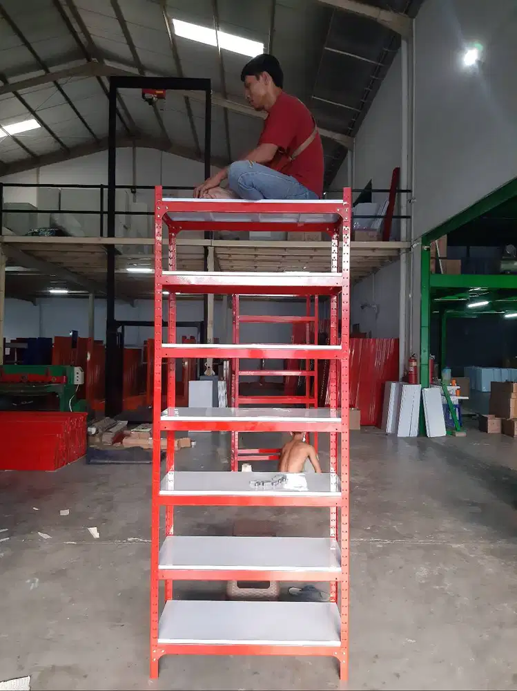 RAK SERBAGUNA BAHAN FULL PLAT BESI HARGA MURAH SIAP KIRIM