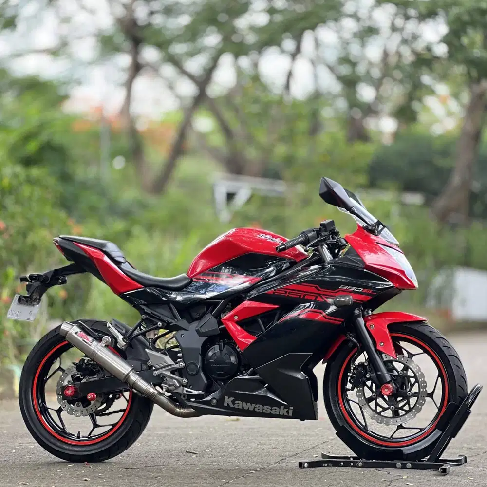 KAWASAKI NINJA MONO 250 SL MERAH 2016 KM 15K PAJAK ON FULL MULUS
