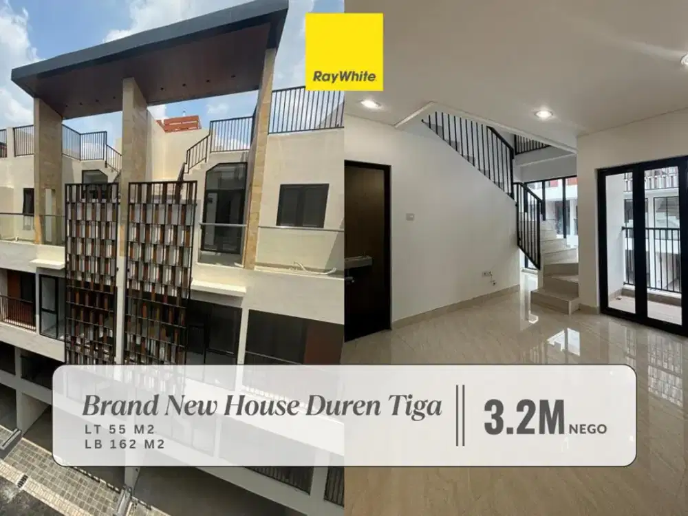 Dijual Brand New Minimalist House 5 Lantai + Rooftop di Duren Tiga - Lokasi Super Strategis!