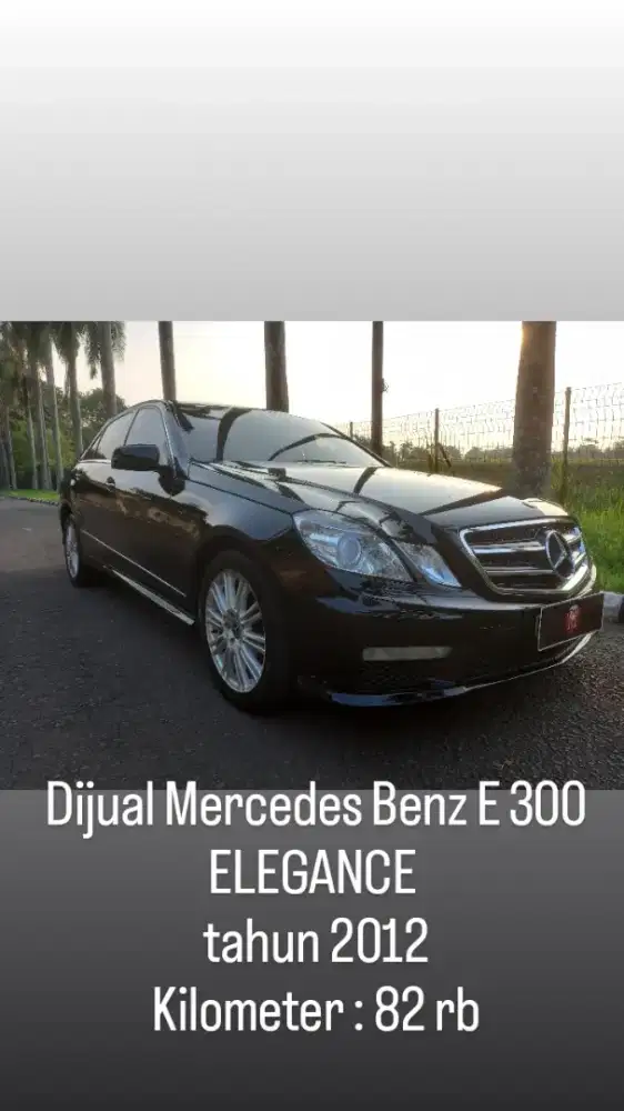 Mercedes Benz E300 AT 2012 E 300 elegance