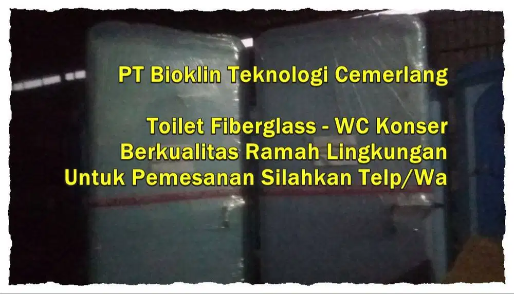 Toilet Portable, Closet Jongkok/ Duduk, Toilet Proyek Toilet Event har