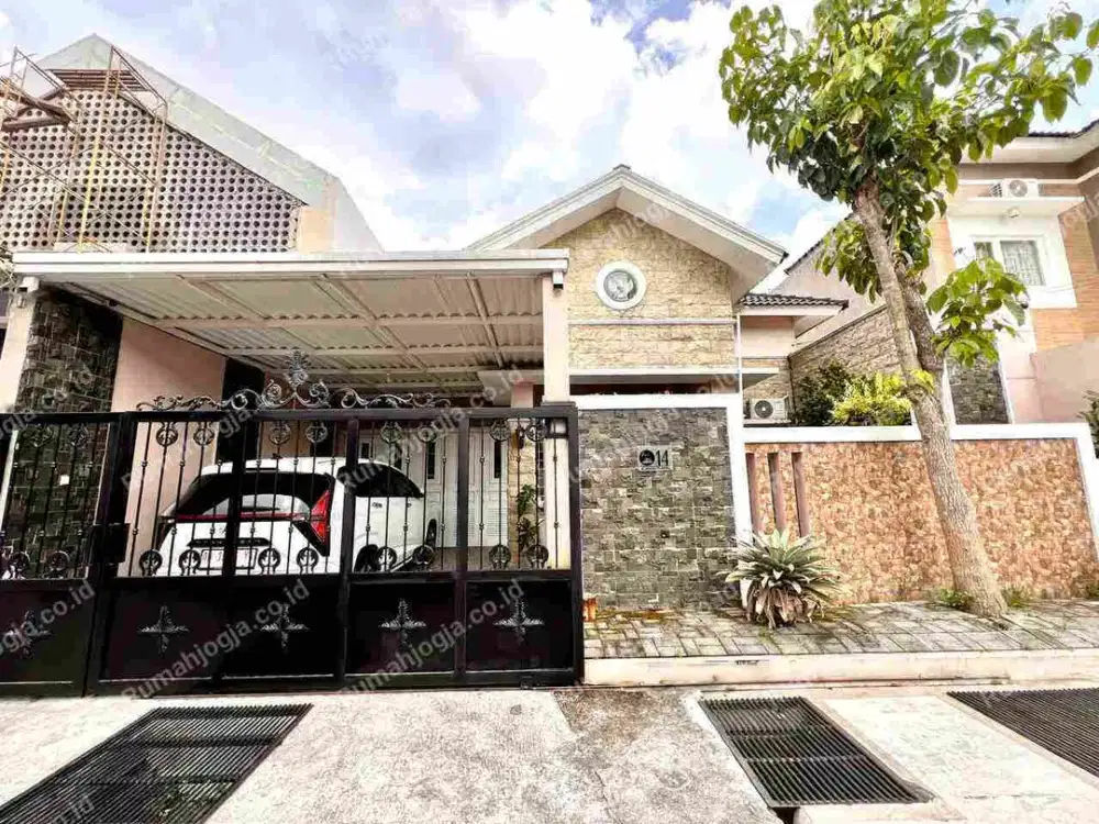 rumah di dalam perumahan purwomartani Kalasan sangat ramai