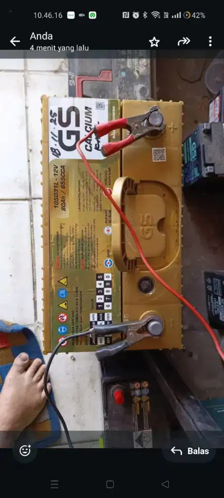 Jual aki Mash garansi