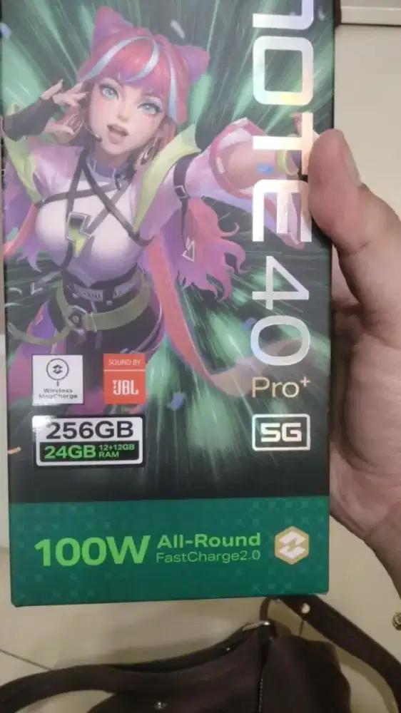 Infinix note 40 pro+ 5G 12/256GB up to 24GB vintage green