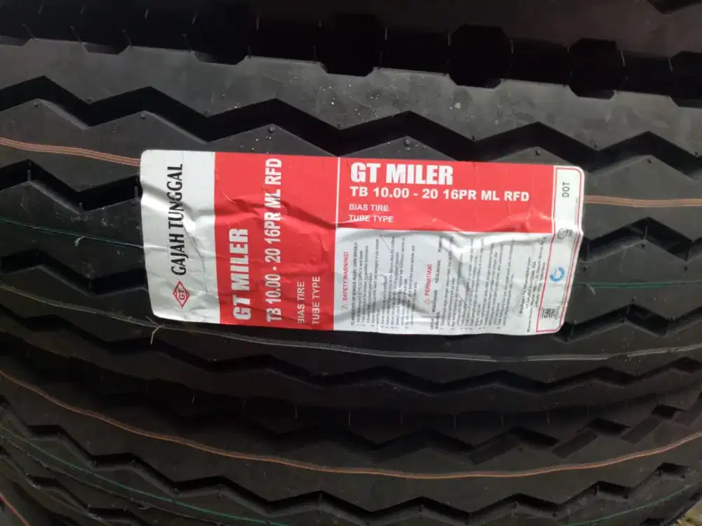 Di jual Ban Luar Truk 1000-20  Merk GT Miler