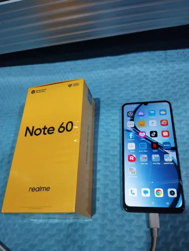 REALME NOTE 60 RAM 6/128 MULUS GARANSI RESMI