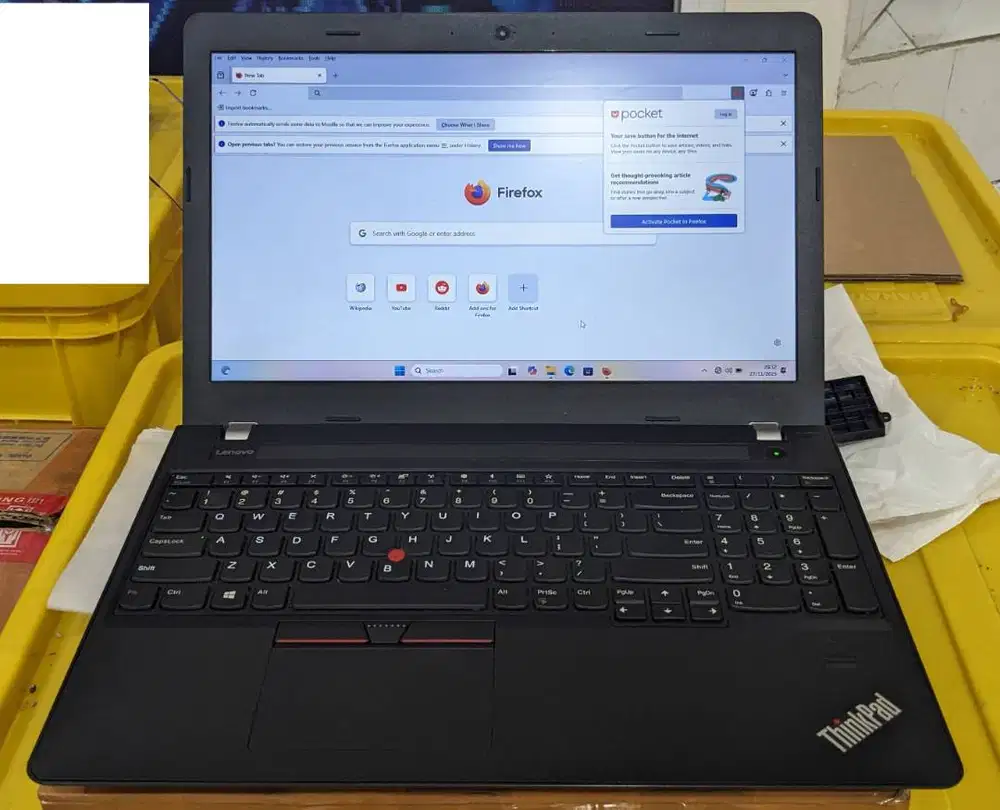 THINKPAD E570 I7-7600 RAM 16GB SSD 256GB VGA NVIDIA GTX 950 2GB