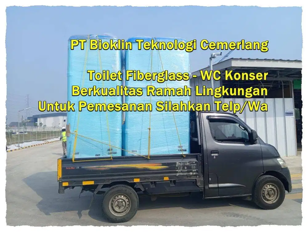 Harga Pabrik!! Toilet Fiberglass, Toilet Umum, Toilet Portable , Anti