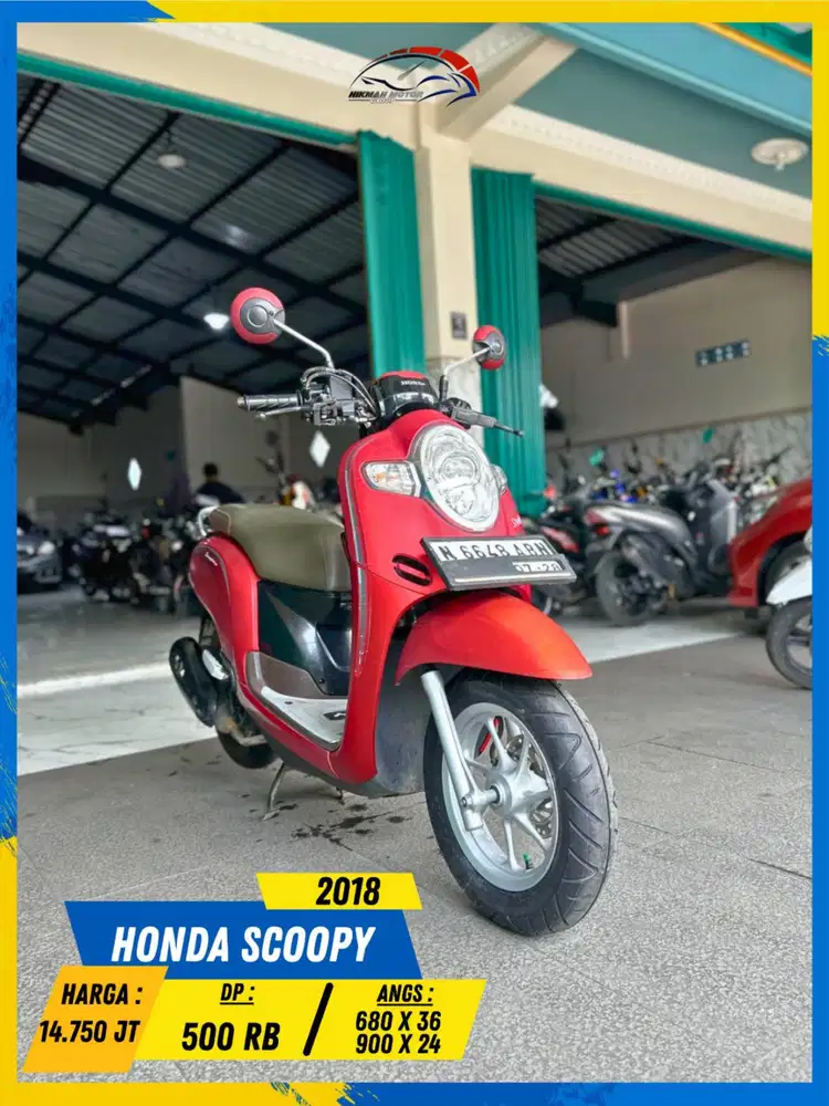 HONDA SCOOPY 2018 MESIN AMAN BOLOH HIKMAH MOTOR KEPUH MALANG