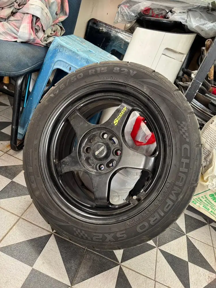 Velg Spoon Sports + Ban Champiro SX2