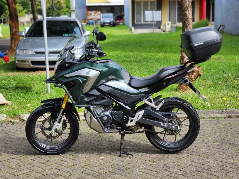 HONDA CB150X 2023 GREEN ARMY LOW KM MULUSSS MODIF TOURING