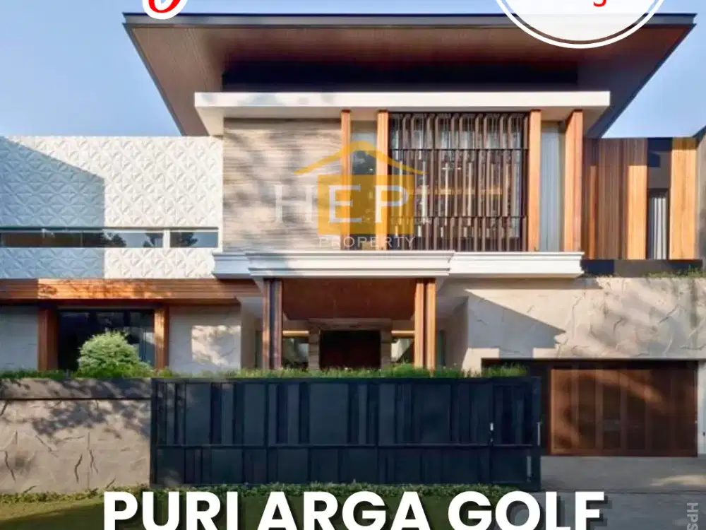 Dijual Rumah Furnish ada kolam renang  di Puri Arga Golf ,BSB City Semarang