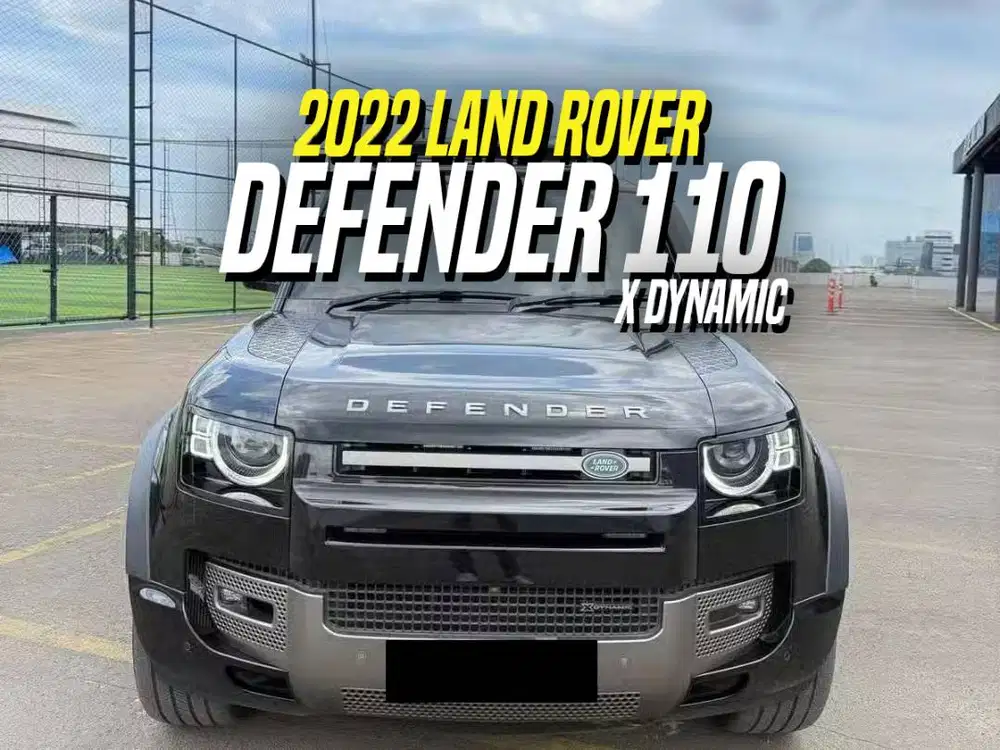 Land Rover Defender 110 X Dynamic 2022 NIK 2021 Black on Khaki Hitam