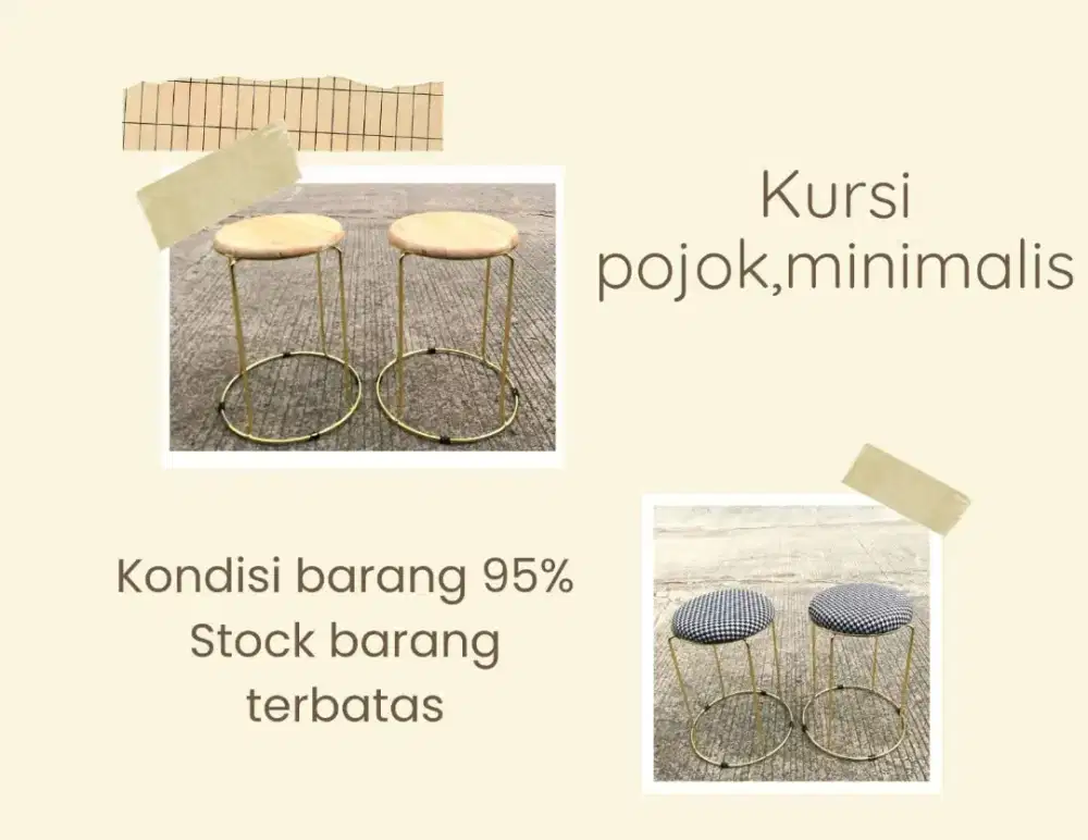 Kursi pojok minimalis