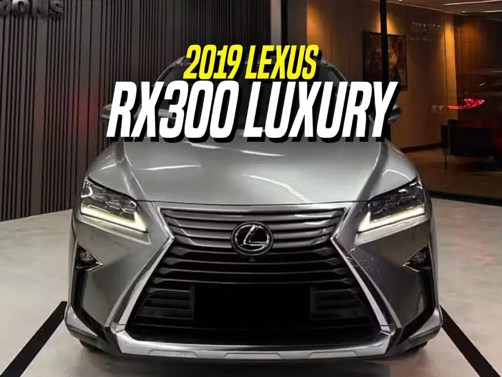 Lexus RX300 Luxury 2019 Sonic Titanium on Black Abu Grey RX 300