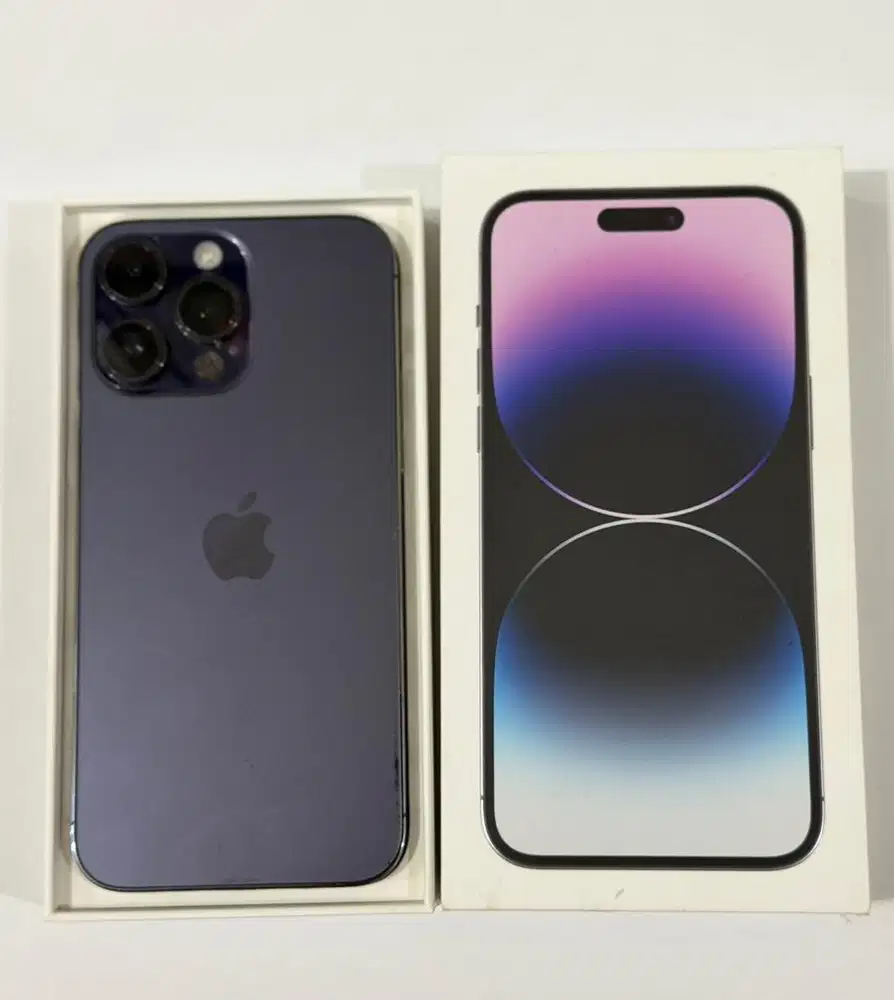 Iphone 14 pro max 128gb ibox resmi mulus