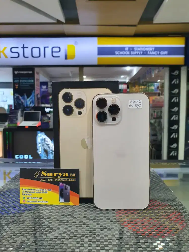 Iphone 13 PRO MAX 128 GB Second Bea Cukai