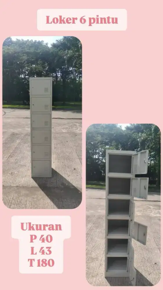 Loker 6 pintu nominus