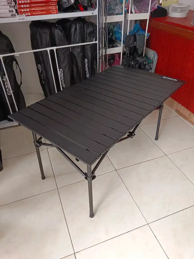 200rb BARU-Dijual Murah Meja Camping Lipat Outdoor portable 95x52x50cm