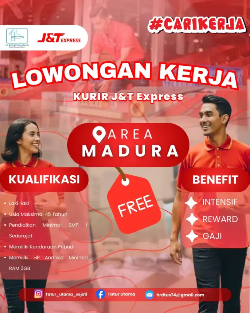 Kurir J&T Express Madura