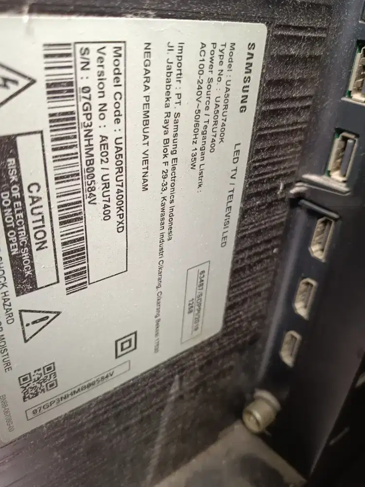 TV led samsung 50 inci smart TV