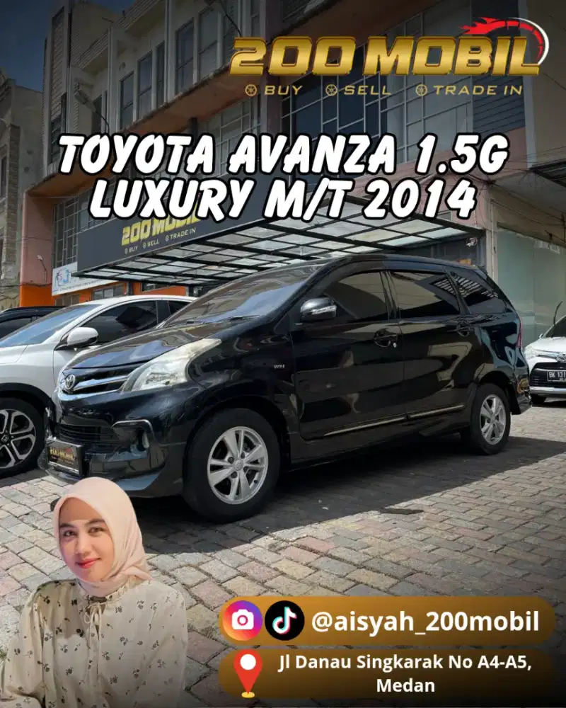Toyota Avanza 1.5G Luxury M/T 2014