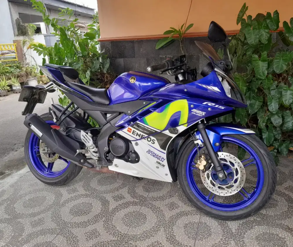Yamaha R15 livery Movistar Th 2016 AB Bantul pajak baru odo 53rb mulus