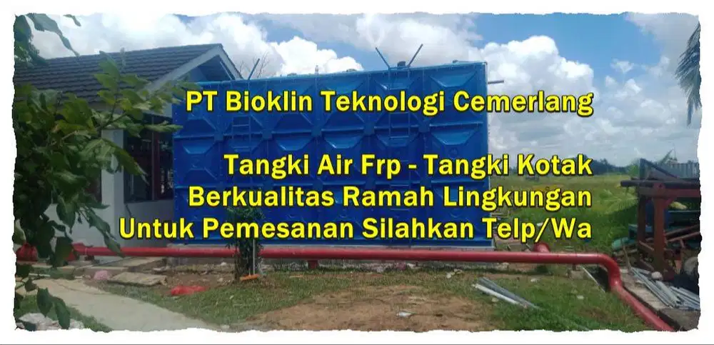 Jual! Tangki Panel,Tangki Air Fiberglass,Tangki Ai,Toren Air,Tangki Ro