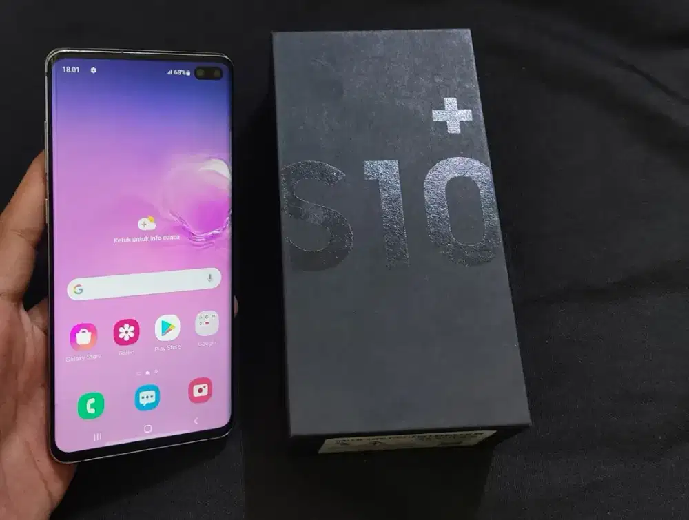 Samsung S10+ Ram 8/128gb Fullset