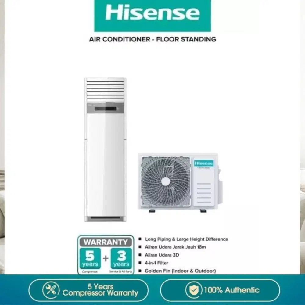 AC STANDING HISENSE 3 PK 2750 WATT - AUF 24 CRG